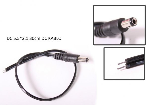 Kamera Dc Kablo 5 adet ürün görseli 1