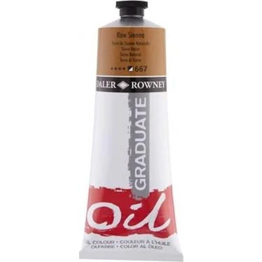 Daler Rowney Graduate Yağlı Boya 200 ml 667 Raw Sienna ürün görseli 1