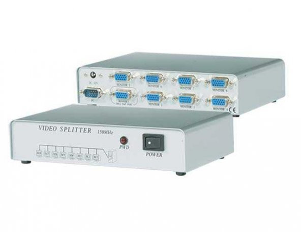 4 port monitör splitter ürün görseli 1