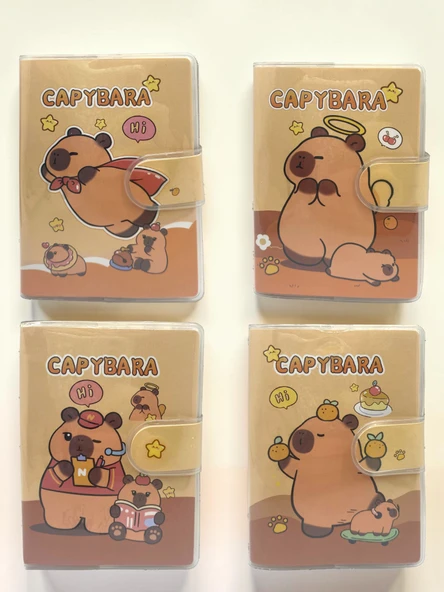 Capybara A7 Not Defteri , Çıt Çıtlı Cep Defteri - Süper Capybara - Resim 5