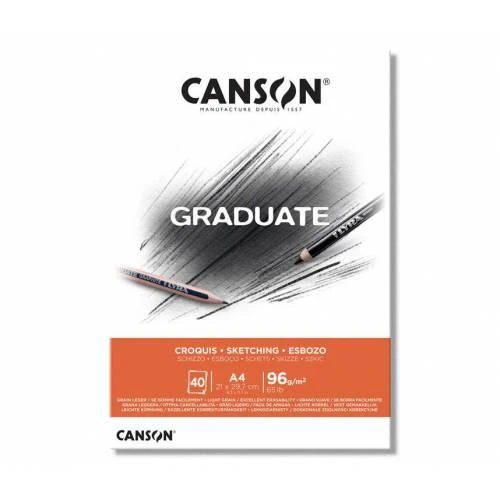Canson SKETCH-ESKİZ 40 YAPRAK 21x29.7 96 g/m DEFTER ürün görseli 1
