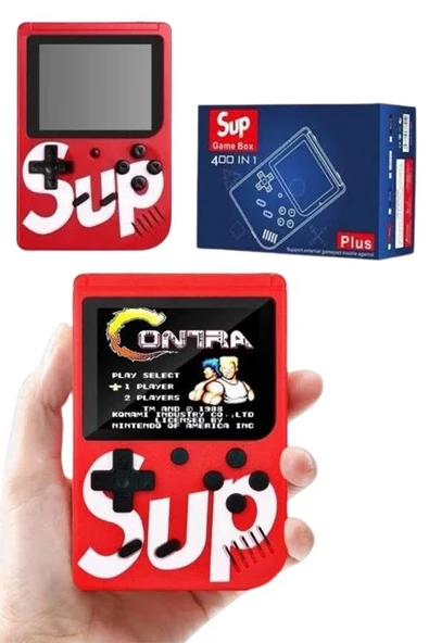 Çocuklara Özel Taşınabilir Sup El Atarisi 400 Oyunlu Nostaljik Oyun Konsolu ürün görseli 1