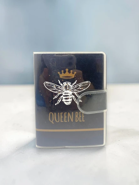 Queen Bee A7 Not Defteri , Çıt Çıtlı Cep Defteri - Siyah - Resim 2