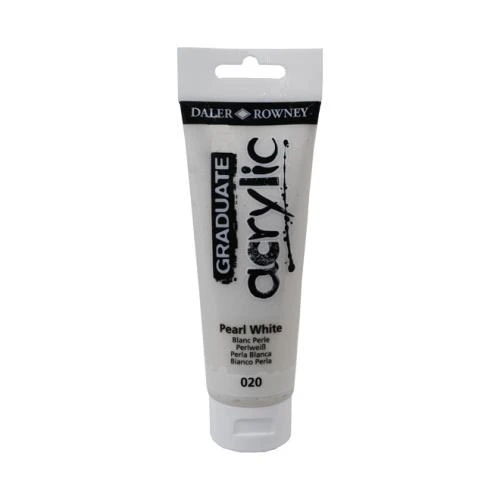 DALER ROWNEY 120 ML GRADUATE AKRİLİK BOYA 020 PEARL WHİTE ürün görseli 1