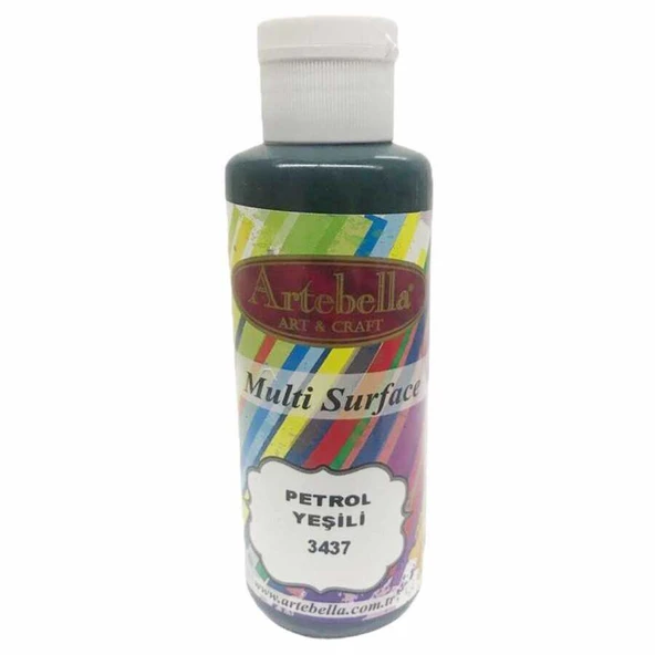 3437130 Artebella Multı Surface Boya 130cc Petrol Yeşili ürün görseli 1