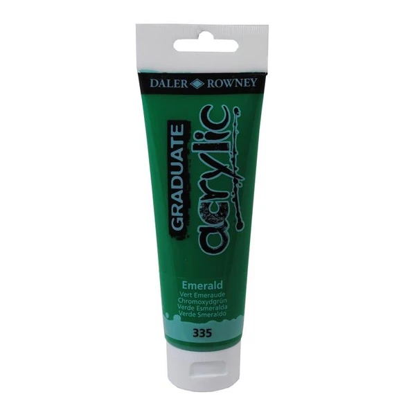 DALER ROWNEY 335 GRADUATE AKRİLİK BOYA emerald 120 ML ürün görseli 1