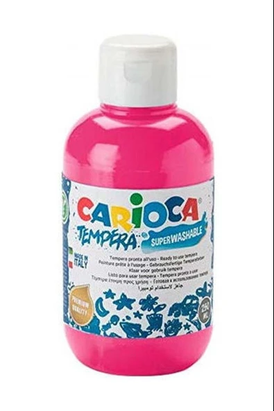 CARİOCA TEMPERA SULUBOYA SÜPER YIKANABİLİR KIRMIZI 250 ML. ürün görseli 1