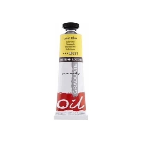 Daler Rowney Yağlı Boya Grad 38Ml-651 Lemon Yellow ürün görseli 1