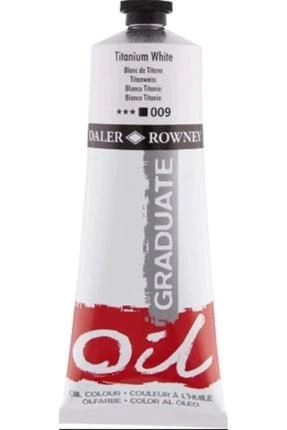Daler Rowney Graduate Yağlı Boya 200ml 009 Titanium White ürün görseli 1