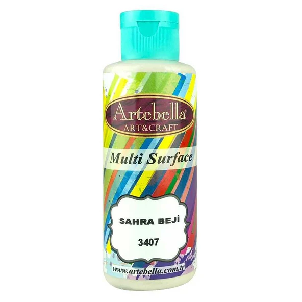 3407130 Artebella Multi Surface Boya 130cc Sahra Beji ürün görseli 1