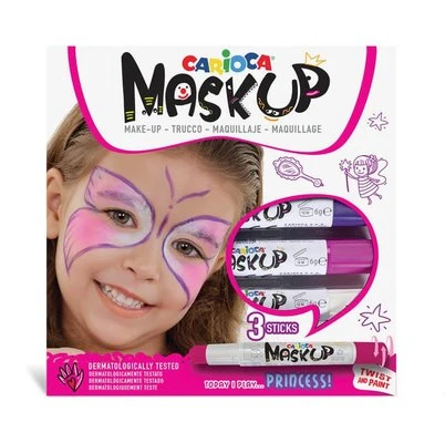 Carioca Mask Up Prenses 3 Renk Yüz Boyası maskup ürün görseli 1
