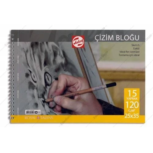 Talens Çizim Bloğu 120 gr A5 40 Yaprak ürün görseli 1
