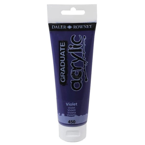 Daler Rowney 120 Ml Graduate Akrilik Boya 450 Violet ürün görseli 1