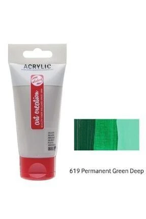 Talens Akrilik Boya 619 75ml. Perm.Green Dp. ürün görseli 1