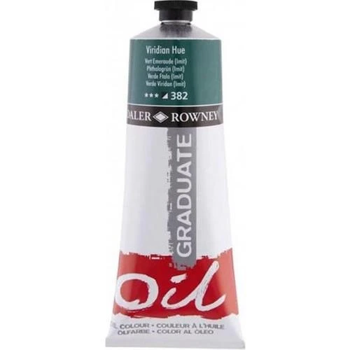 Daler Rowney Graduate Yağlı Boya 200 ml 382 Viridian Hue ürün görseli 1