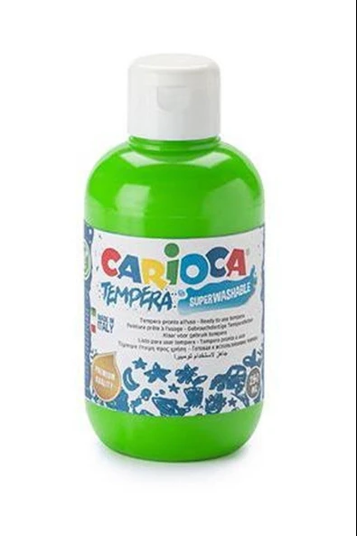 CARİOCA TEMPERA SULUBOYA SÜPER YIKANABİLİR YEŞİL 250 ML. ürün görseli 1