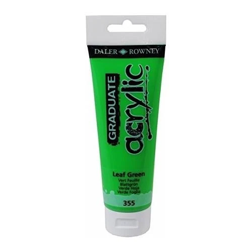 DALER ROWNEY 120 ML GRADUATE AKRİLİK BOYA 355  355 Leaf Green ürün görseli 1