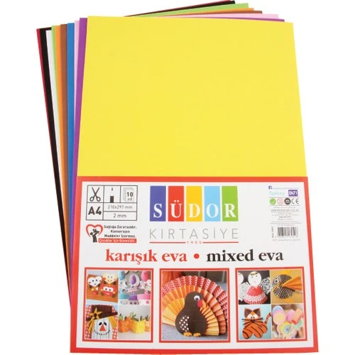 Südor Eva 20X30 Cm 2 Mm 10 Renk Karışık ürün görseli 1