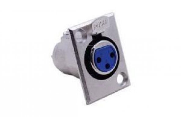 3 Pin xlr dişi şase ürün görseli 1