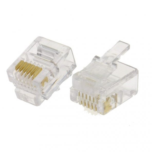 Rj12 Jack 6 pin 100 Adet ürün görseli 1