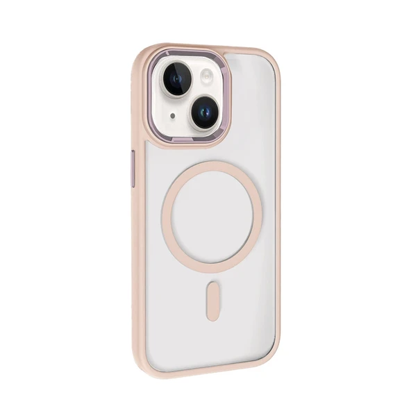 Joko Apple İphone 14 Terea Magsafe Kapak - Pembe - Resim 2