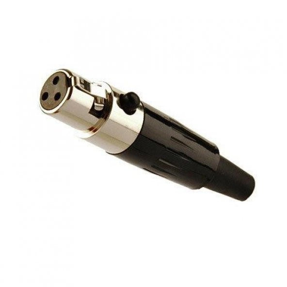 3 pin mini xlr dişi Konnektör ürün görseli 1