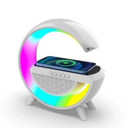 Kablosuz Şarj Standlı Rgb Hoparlör ürün görseli 1