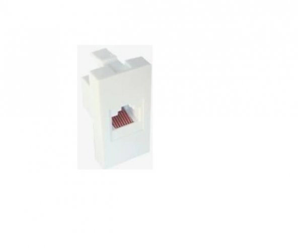 Cat6 Priz Modülü Dişi-Dİşi  22.5x45 mm ürün görseli 1