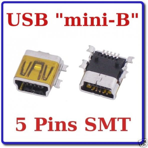 Mini Usb 5 pin Kart Tipi Smt ürün görseli 1