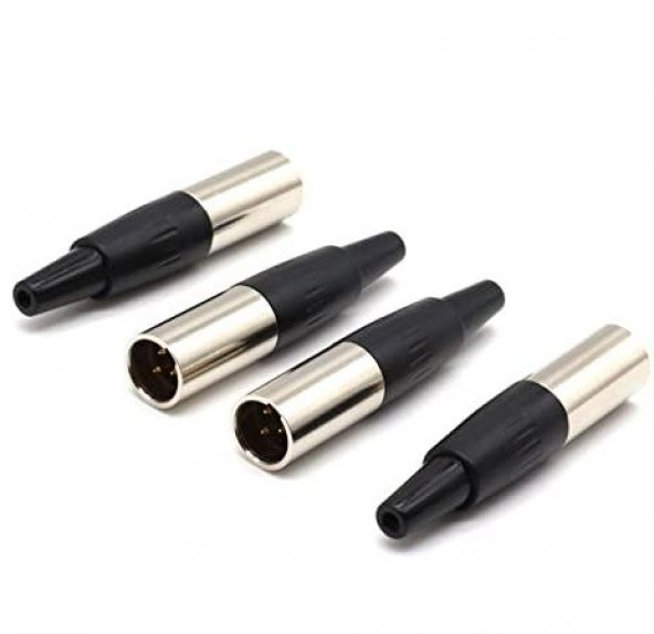 3 pin mini xlr erkek Konnektör - Resim 2