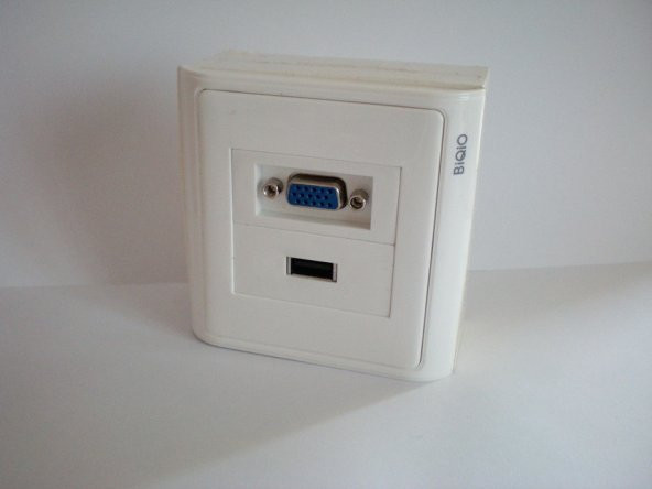 Vga+Usb Duvar Prizi - Resim 2