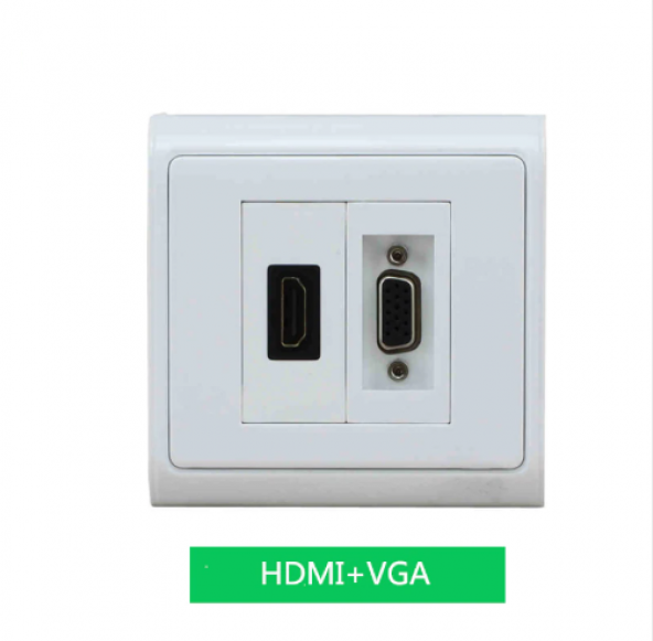Vga Hdmı Duvar Prizi Kablolu ürün görseli 1