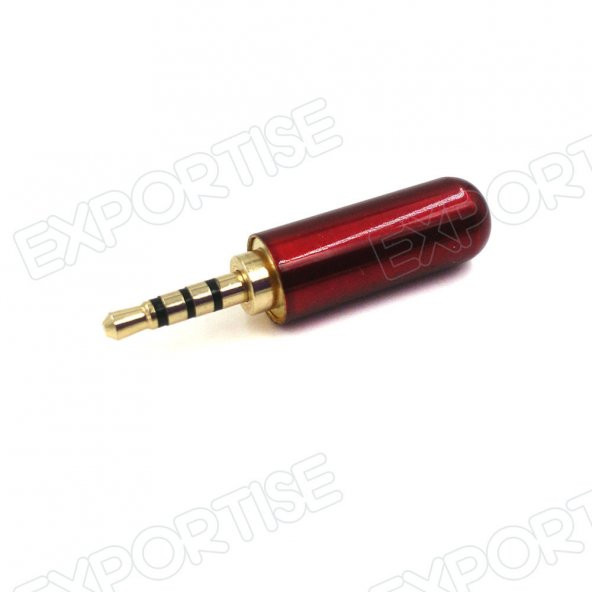 3.5mm Stereo Jack Metal Dört Boğumlu - Resim 2