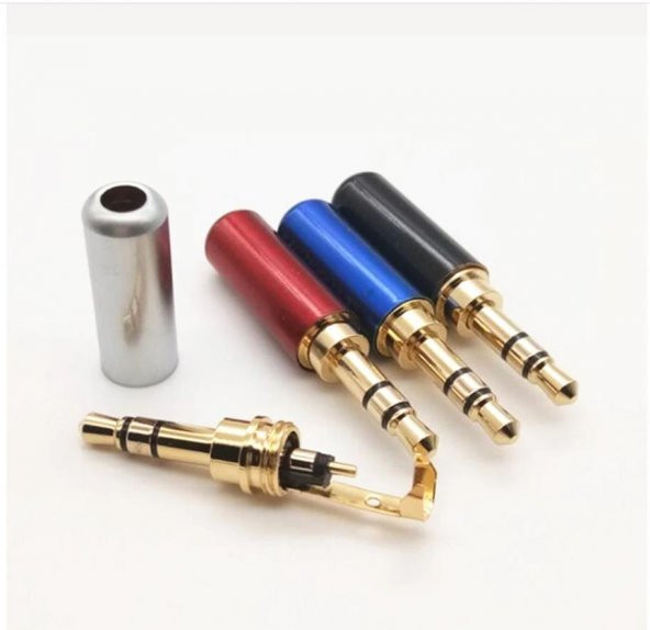 3.5 mm Stereo Jack gold 4 Boğumlu ürün görseli 1