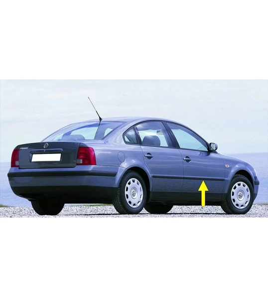 Volkswagen Passat 1997-2000 Kapı Bandı Ön Sağ Siyah (Oem No: 3B0853516) ürün görseli 1