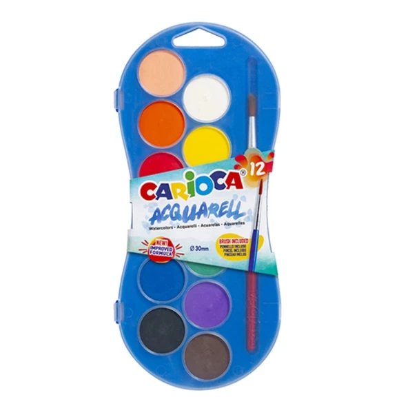 CARİOCA SULU BOYA 30 MM.12'Lİ YENİ ürün görseli 1