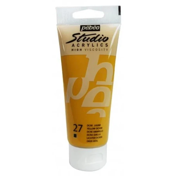 Pebeo Studio Akrilik Boya 100ml - 27 Yellow Ochre ürün görseli 1