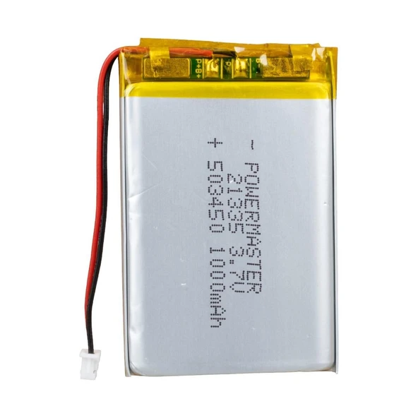 Powermaster 503450 3.7 Volt 1000 Mah Lityum Polimer Pil ürün görseli 1
