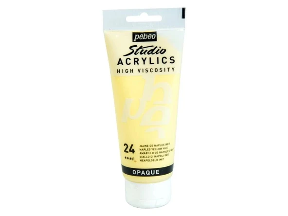 Pebeo Studio Akrilik Boya 100 ml Naples Yellow 24 ürün görseli 1