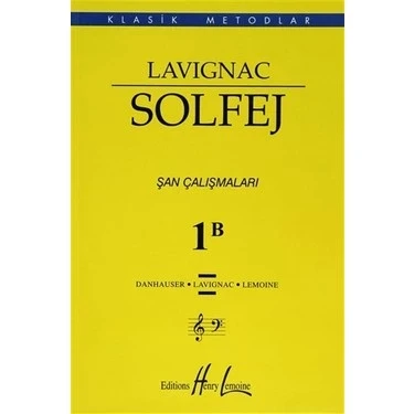 LAVIGNAC SOLFEJ 1B ürün görseli 1