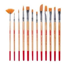 Art Creation Sentetik Sulu Boya Fırça Seti 12li ürün görseli 1