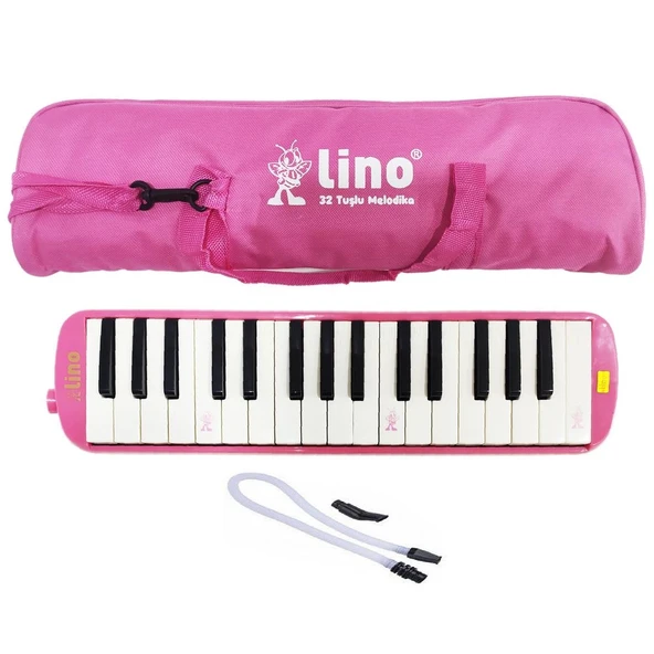 LİNO MELODİKA 32 TUŞLU BEZ ÇANTA PEMBE ürün görseli 1