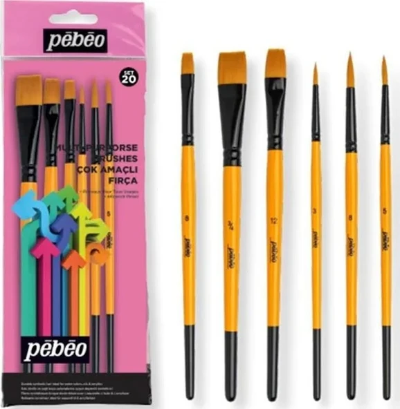 Pebeo Fırça Seti 6lı Set-20 ürün görseli 1