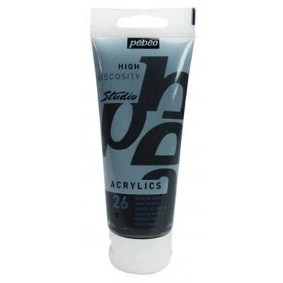 Pebeo Studio Akrilik Boya 100 ml. 26 Mars Black ürün görseli 1