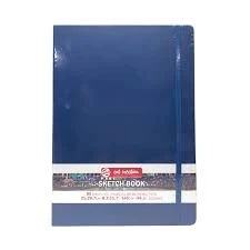 Talens Art Creation Sketch A4 book Sert Kapak Eskiz Defteri 80 Yaprak 140 gr 21x29,7 cm Navy Blue ürün görseli 1