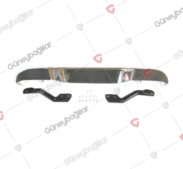Toyota Hilux 1998-2005 Arka Tampon Nikelaj Altı Oval Bağlantı Braketleriyle Set (Oem No: 52105-35210) ürün görseli 1