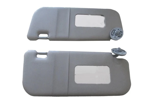 Toyota Auris 2011-2012 Güneşlik Gri Sağ - Sol Aynı Adet Set 2 Parça (Segmanlı) (Ayna Camı Sürgüsüz) (Oem No: 74320-12A30 ürün görseli 1
