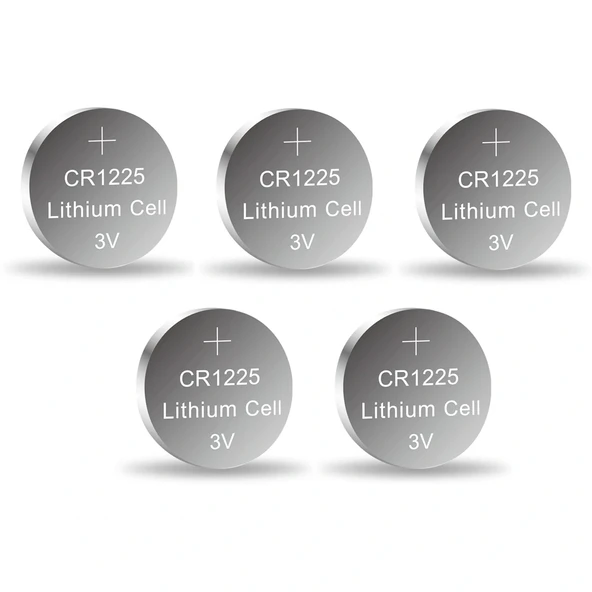 Yuma Cr1225 Süper Lityum 3V 5’Li Kart Düğme Pil ürün görseli 1