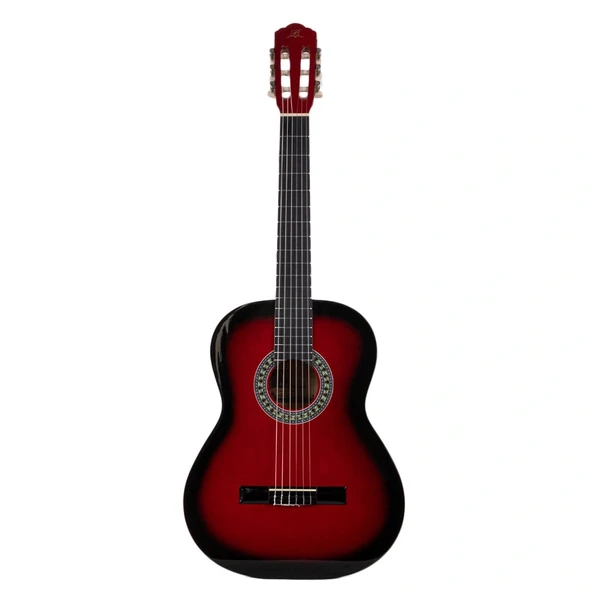 Barcelona LC 3900 RDS Kırmızı Sunburst Klasik Gitar ürün görseli 1