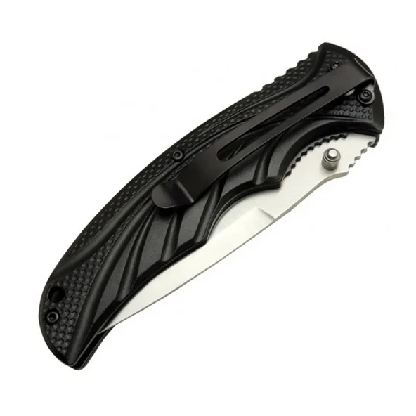 Handsome 451 Gri Kamp Çakı 21Cm - Yarı Otomatik, Kemerlikli ürün görseli 1